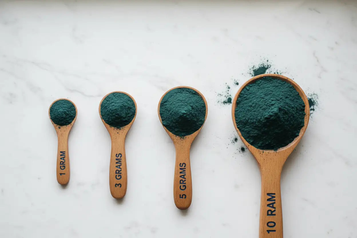 Hoeveel spirulina per dag - verschillende doseringen