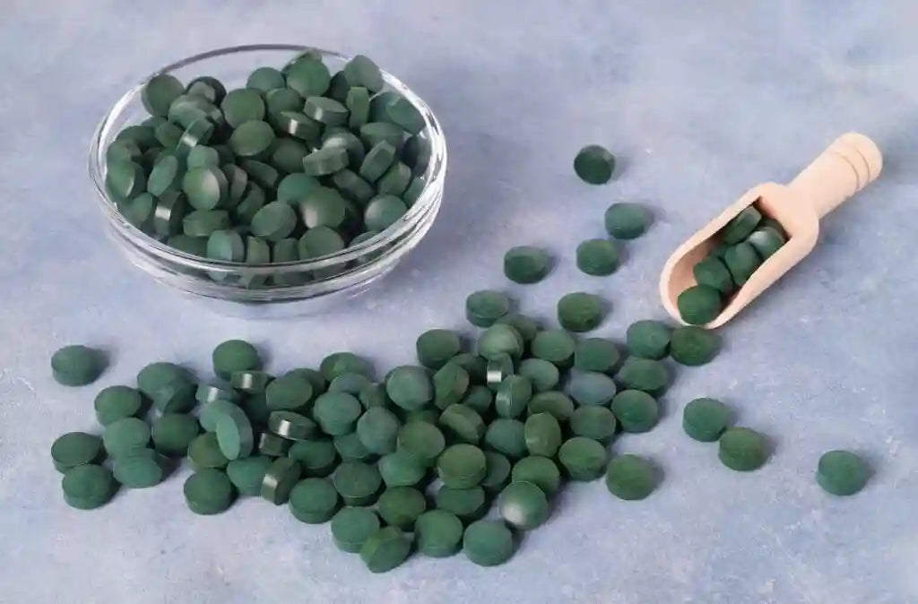 Neem spirulina dagelijks in voor het beste resultaat