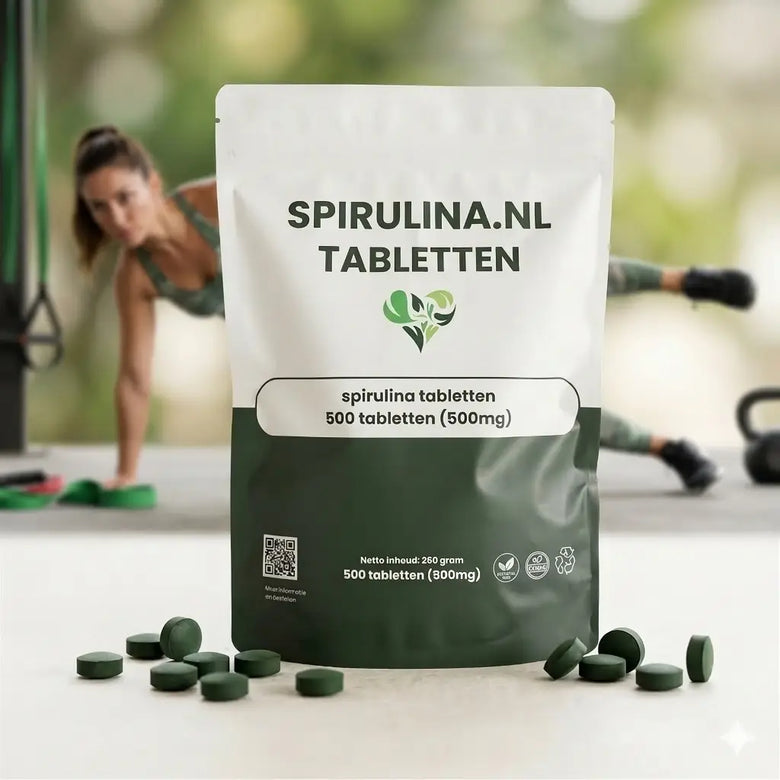 Spirulina tabletten 500mg - 500 stuks